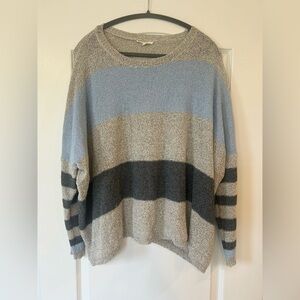 EUC Easel Striped Sweater
